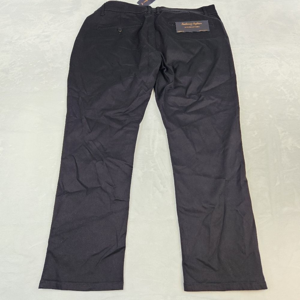 NWT Gentlemen's Outfitters Black Stretch Pants Sz 40x32 - Picture 4 of 9